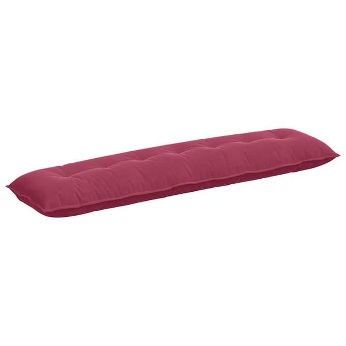 vidaXL - Rugkussen - Wijnrood - 200 - x - 50 - x - 19 - cm - Corduroy - stof