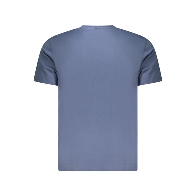 North Sails Blauwe Katoenen T-Shirt voor Mannen