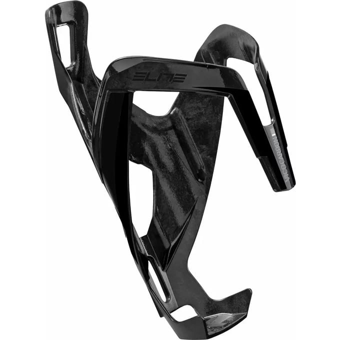 ELITE Bidonhouder Vico Carbon Glossy Zwart Logo