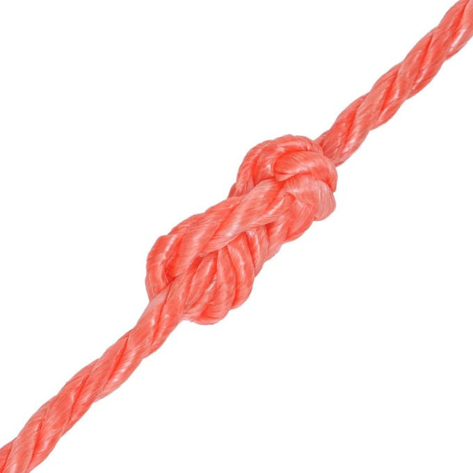 vidaXL - Touw - gedraaid - 16 - mm - 100 - m - polypropyleen - oranje
