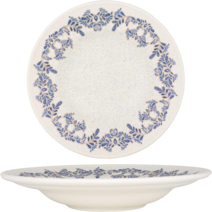 Rinart Pastabord - Valeria - Porselein - 27 cm (400cc) - set van 2