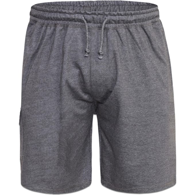 Duke Heren D555 John Katoen Lichtgewicht Kingsize Cargoshorts 5XL grijs