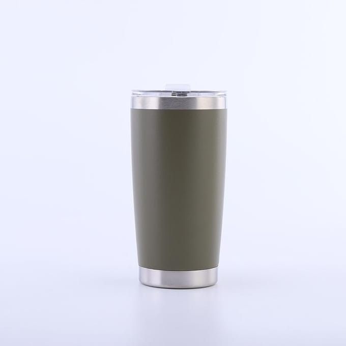 Spray Ice Ba Cup Roestvrij Staal Dubbele Isolatie Beker voor Buiten Auto Auto Beker 20OZ gray