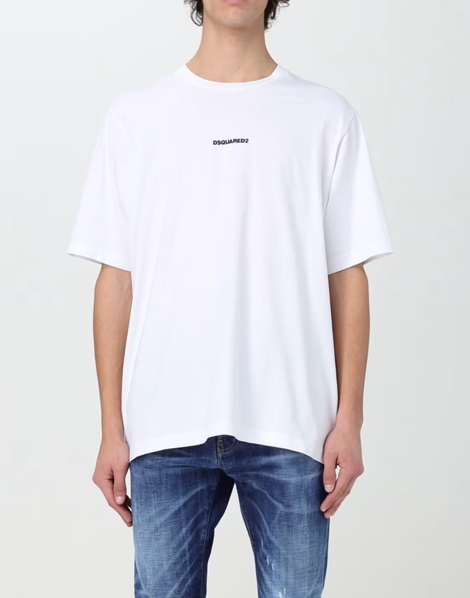 Slouch Fit T-shirt met logo