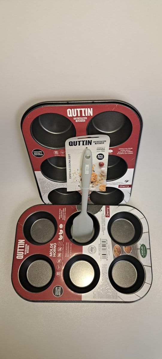 Muffin Bakvormen Set voor 12 Muffins + spatel- VEILIG BAKKEN - PFAS-VRIJ