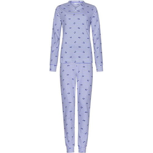 Rebelle - Leopard Lilac - Pyjama - Bio Katoen - Paars/Wit - Maat 48