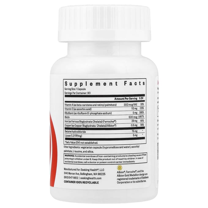 Gezondheid Gezocht, IJzer met Cofactoren, 90 Capsules