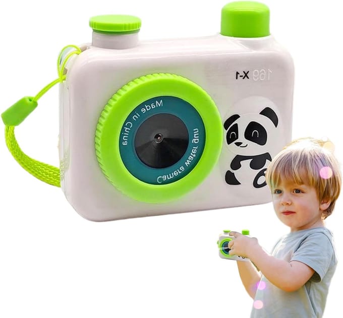 Badspeelgoed Camera - Waterspeelgoed Peuters - Leuke Spatmomenten - Robuuste ABS Constructie - 9.9 x 8.6 x 3.4 cm - Wit