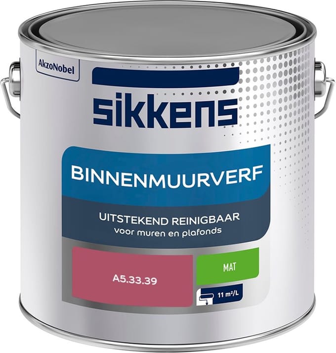 Sikkens - Binnenmuurverf Mat - A5.33.39 - Mengverf - 2,5 L
