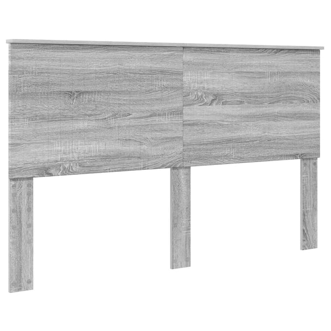 vidaXL Hoofdbord Grijs Sonoma Bewerkt hout