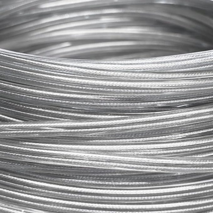 Dunne Platte Lampkabel Transparant - 5 Meter Vervangingssnoer 2-aderig 0.75mm²