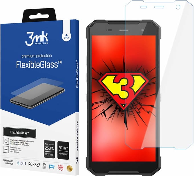 MyPhone Hammer Explorer Plus Eco - 3mk FlexibleGlass