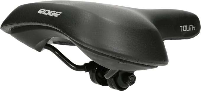 Fietszadel Edge Towny - Zwart - Memoryfoam