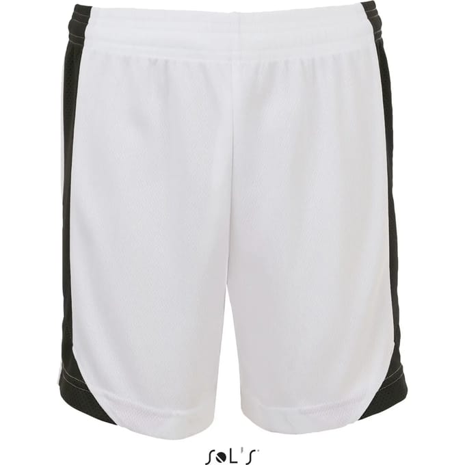 SOL'S Kids´ Olimpico Contrast Short LT01720 - White/Black - 10 Jahre (142)