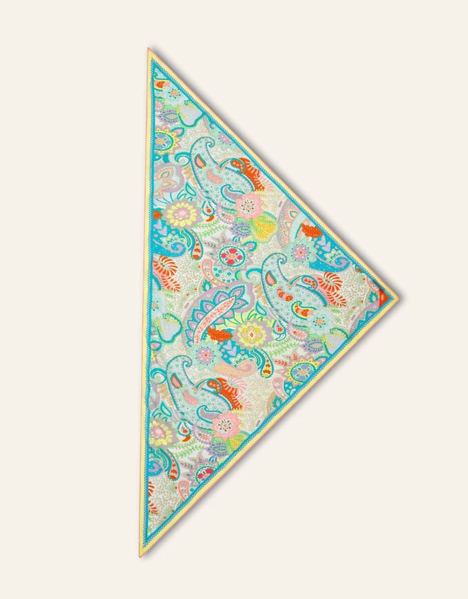 Atriangle Paisley Sjaal - Beige - One size