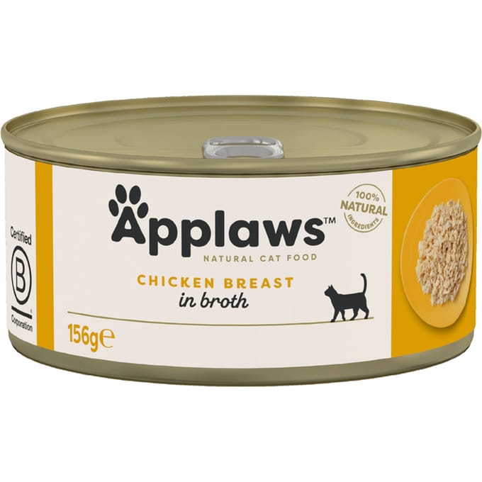 24x156g Applaws Kippenborst Voordeelpakket Kattenvoer
