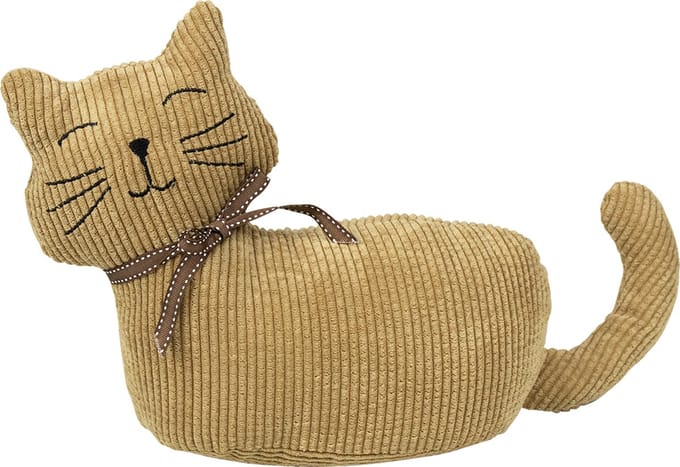 deurstopper kat ligt 33x10x25 cm