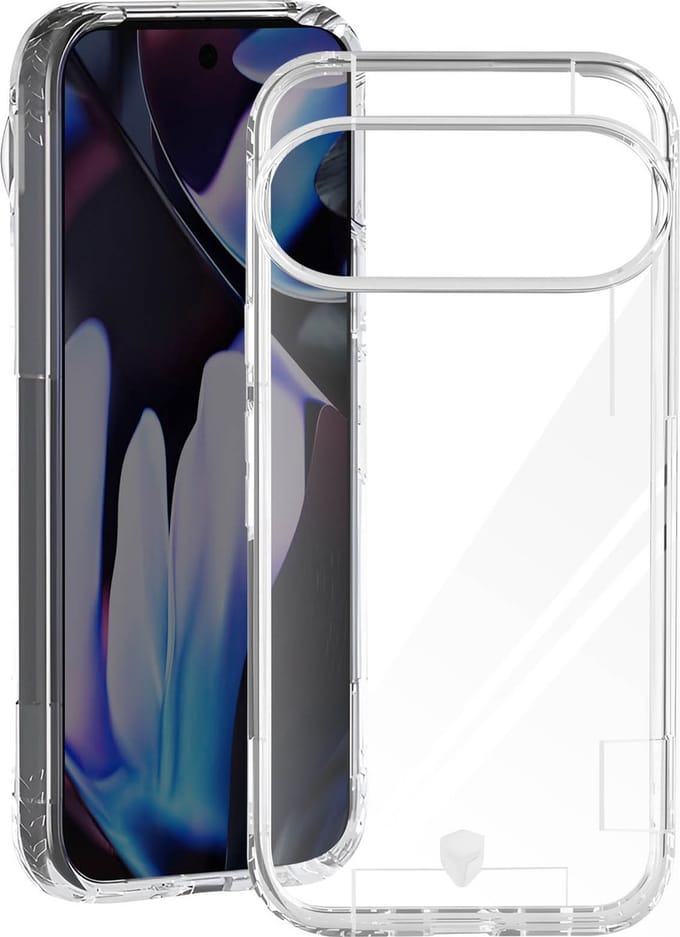 Force Case, Hoesje voor Google Pixel 9 Pro XL Model Pulse Ultra-versterkt Transparant, Transparant