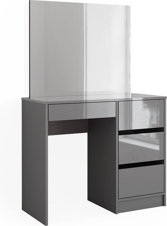 Vicco Sherry Kaptafel – 90 cm met spiegel Grijs