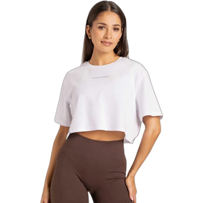 T-shirt dames Gym Glamour Boxy