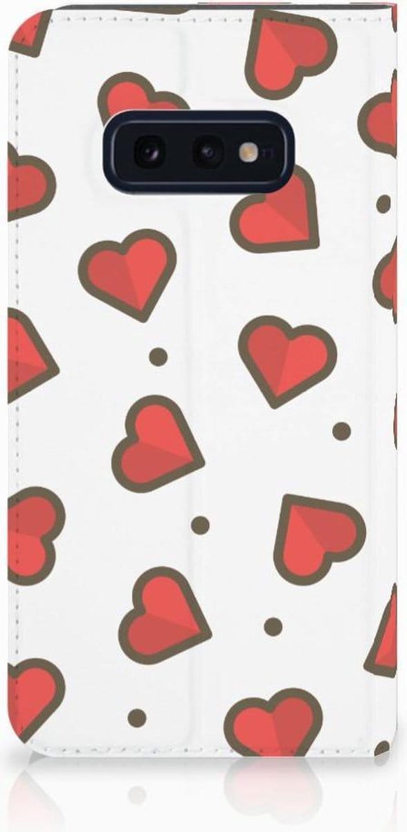 Samsung Galaxy S10e Hoesje met Magneet Hearts