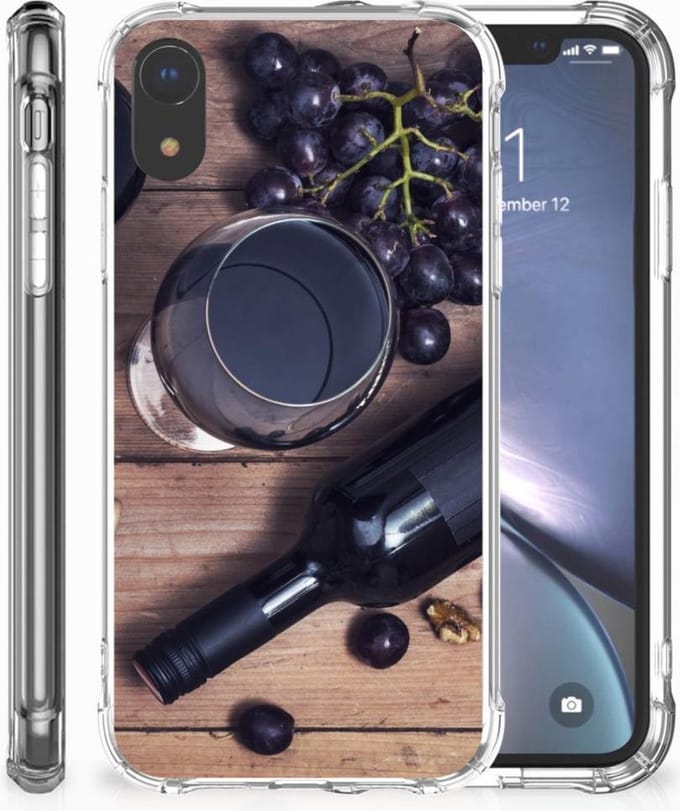 Apple iPhone Xr Beschermhoes Wijn