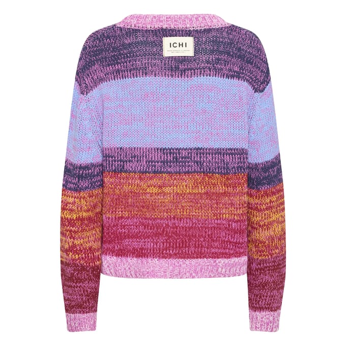 Gebreide pullover met ronde hals model 'ALINEA'