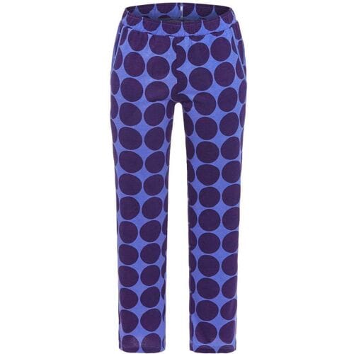Blauwe stippen pyjamabroek Ringella - Blauw - Maat - 36