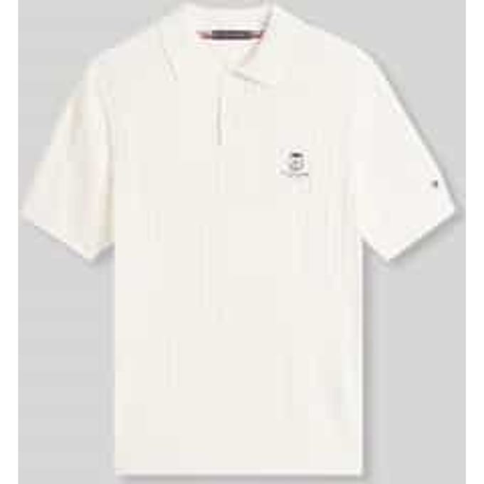 poloshirt met logodetail