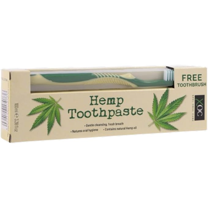 XOC Hennep Tandpasta Met Tandenborstel 100 ml
