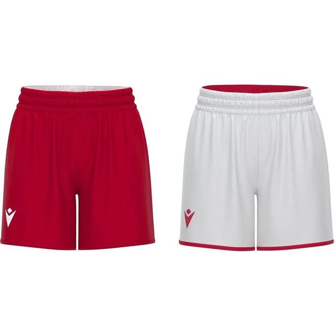 Macron F500 Reversible Short Dames - Rood / Wit | Maat: M