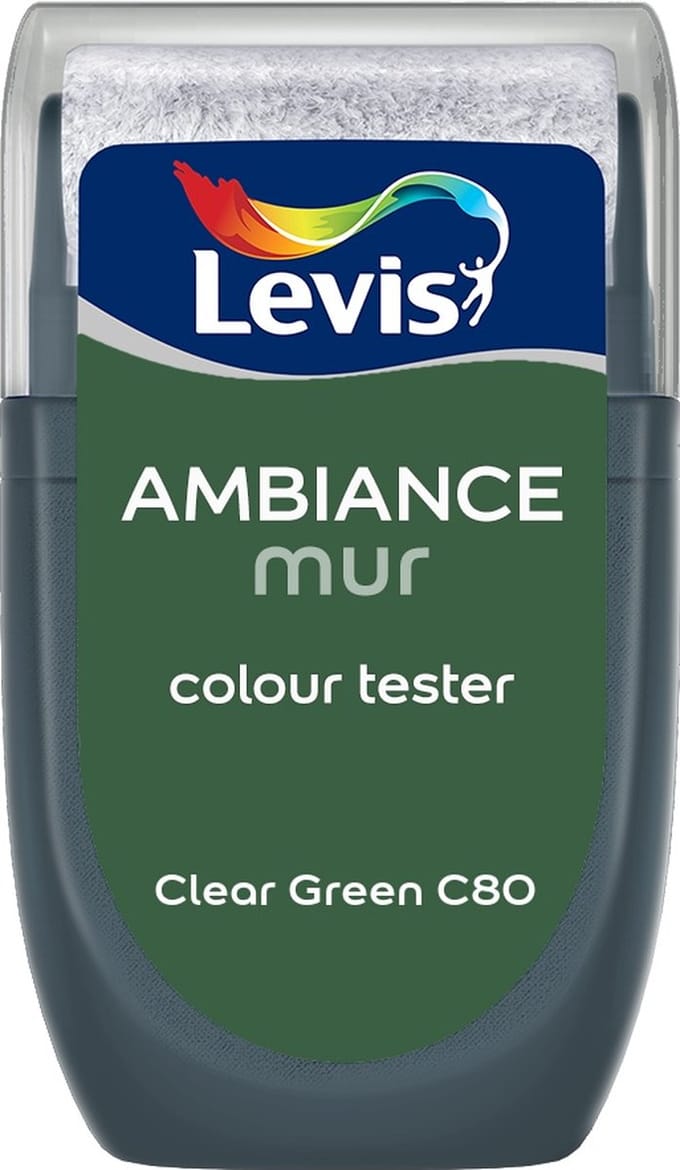 Levis - Muurverf Kleurtester Mat Mix - Clear Green C80 - Mengverf - 30 Ml