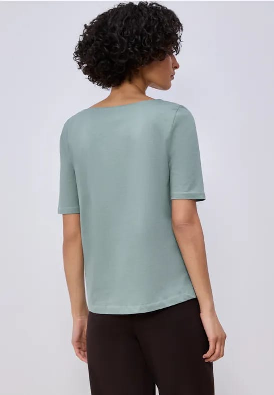 Shirt met boothals
