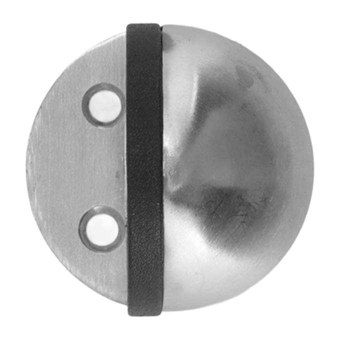 6 Stuks Halve Maan Deurstopper Roestvrij Staal Rubber Vloermontage Halfrond Deurstopper