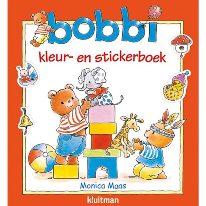 Bobbi Kleur- En Stickerboek - Bobbi - Monica Maas