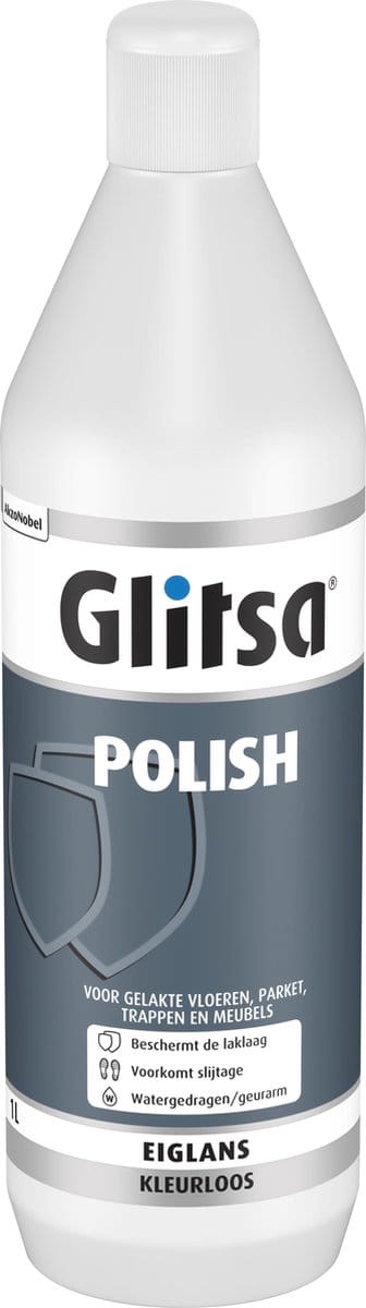 Glitsa Vloerpolish - Zijdeglans - Blank - 1 Liter