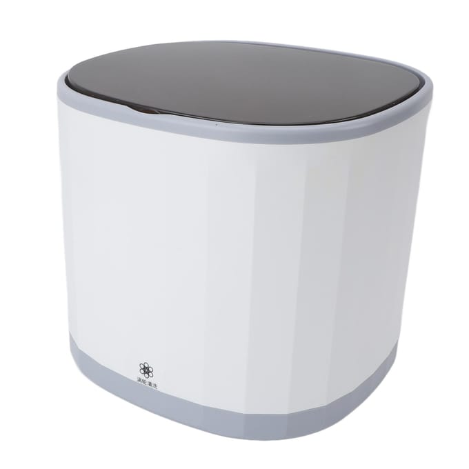 Mini Bekerreiniger Machine Draagbaar Volautomatisch 360 graden Omni-directioneel 4L 5V USB Oplaadbaar Thee gray