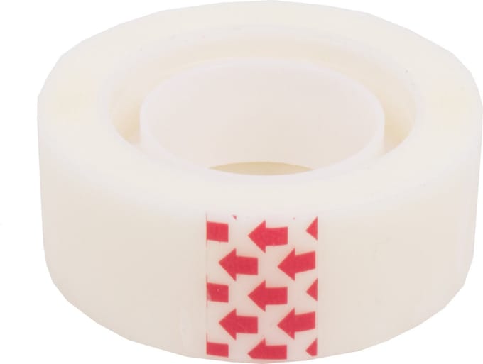 Benson Transparante tape - 18 mm breed - 20 meter lang - Onzichtbaar en beschrijfbaar