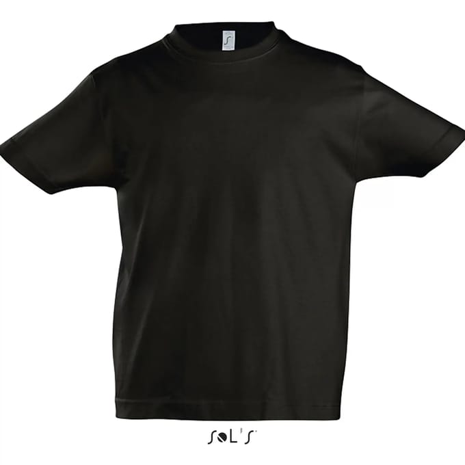 SOL'S Kids´ Imperial T-Shirt L190K - Deep Black - 10 years (130/140)