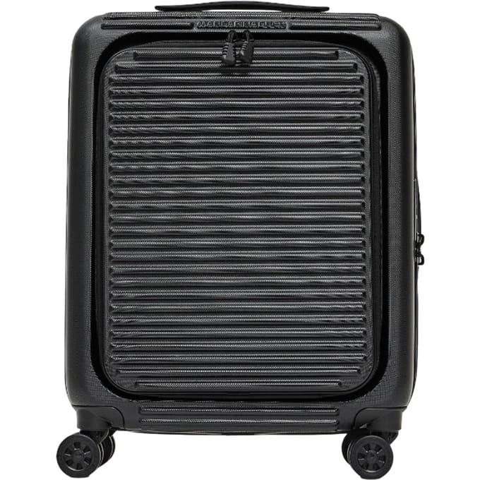 MANDARINA DUCK Tank Case Cabin Trolley With Front Pocket Black Zwart 53cm