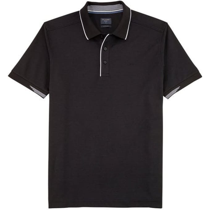 OLYMP Polo Casual - modern fit polo - zwart
