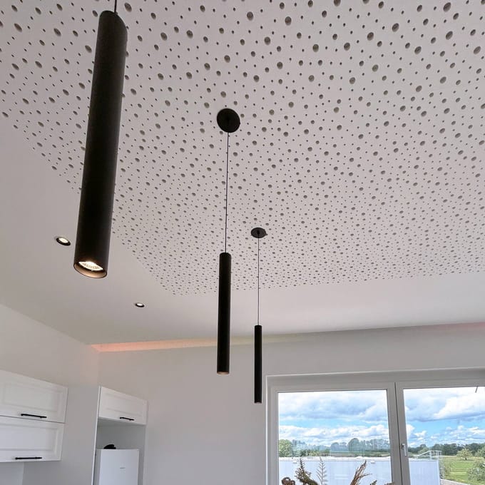 Deko-Light LED hanglamp Slim, zwart, aluminium, 2.700 K