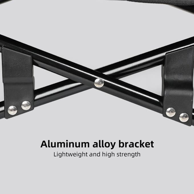 Lit surélevé pour chien Pliable Portable Support en alliage d'aluminium Coussin doux Cages pour chien café