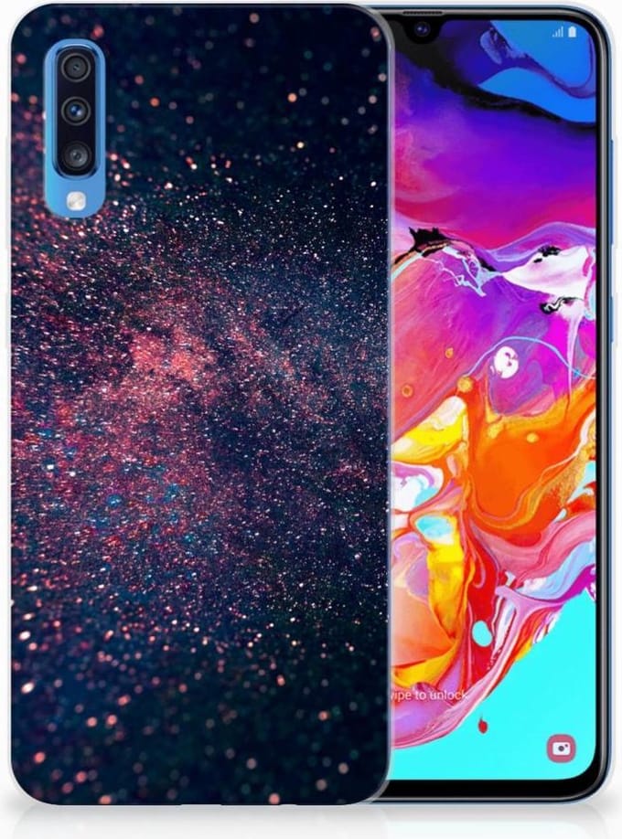 Samsung Galaxy A70 TPU Hoesje Stars