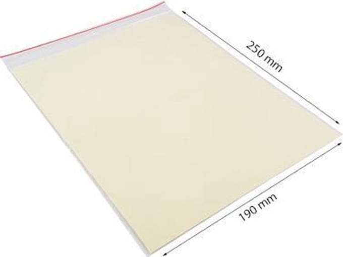 200 stuks - Gripzakjes transparant 190 x 250 mm