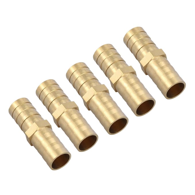 Messing Tapse Rechte 2-weg Pijpconnector Buisklem Fitting 681012141620mm 10mm(5pcs)