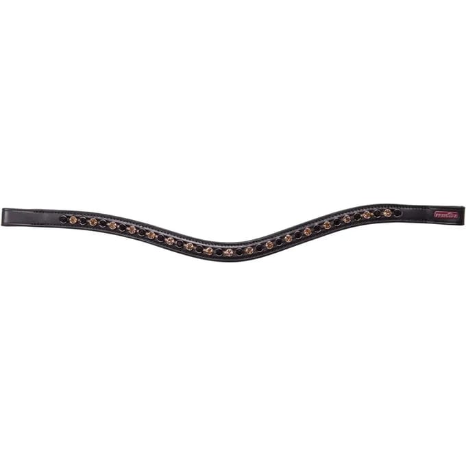 Paard wenkbrauwband bombe chaine kristal Premiere Lyskamm
