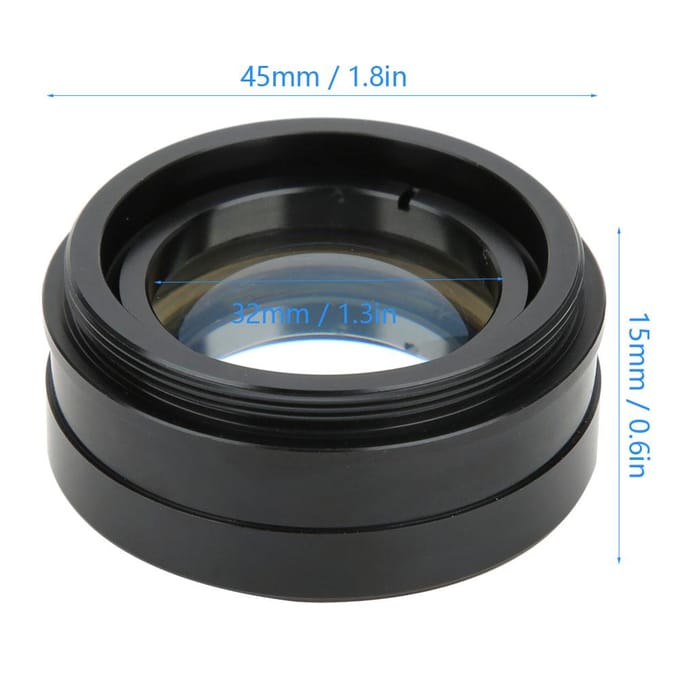 Caméra Microscope Industriel 2.0X Zoom Objectif Monture C Pièces Microscope Industriel Accessoires