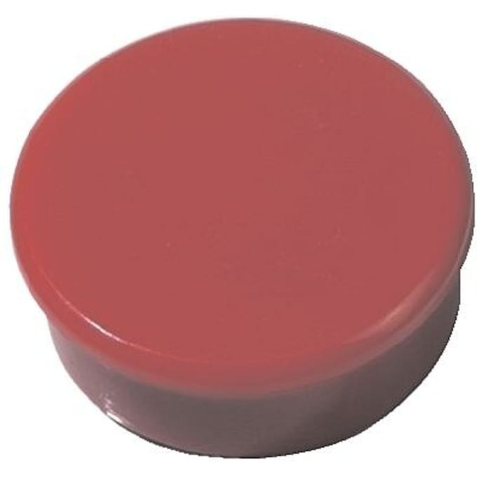 FRANKEN magnetische klem, houdkracht: 2.500 g, diam. 38 mm, rood
