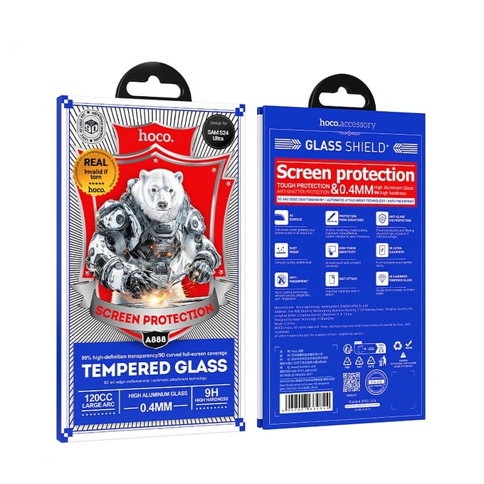 Screenprotector - Geschikt voor Samsung Galaxy S24 Ultra - Tempered Glass